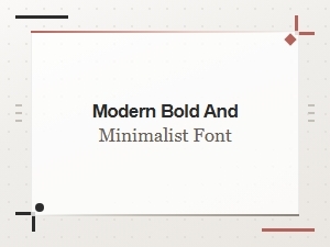 Modern Bold and Minimalist Font Pairings